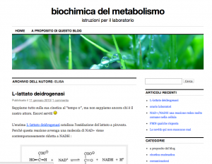 Biochimica del metabolismo